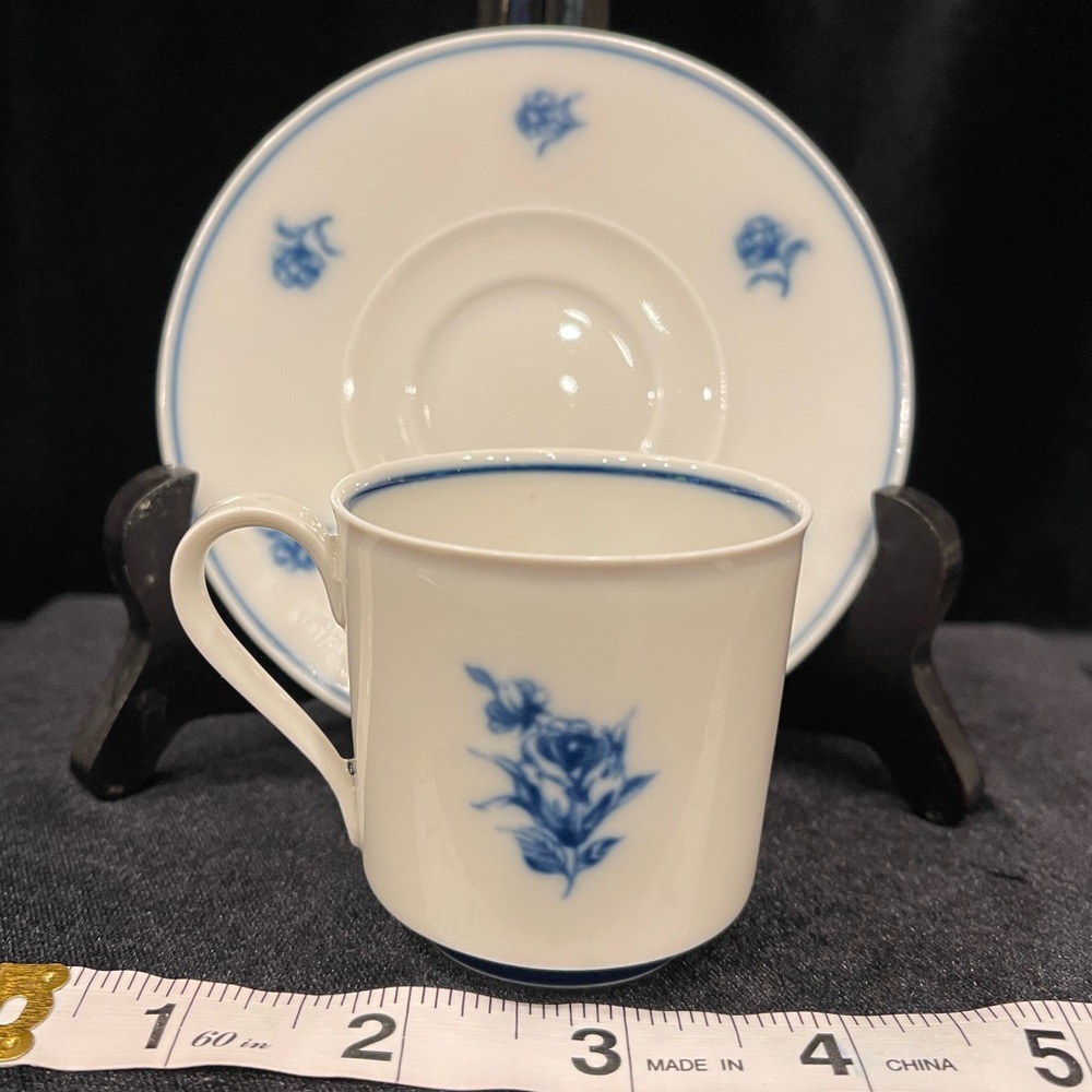 Block Bee Langenthal Chateau D’azur Porcelain Cup and Saucer Set